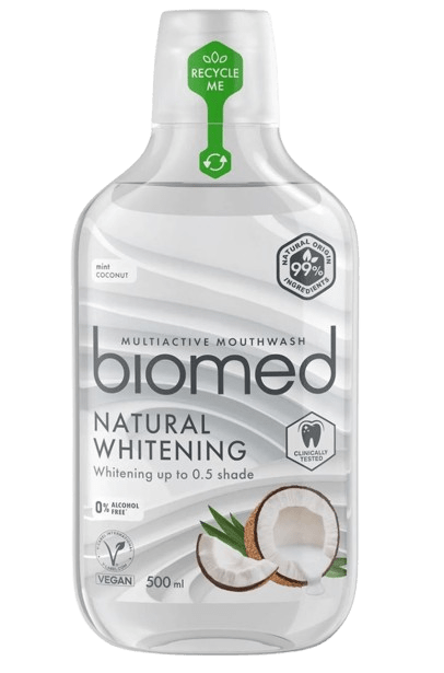 Mundspülung Natural White Biomed Mundspülung Superwhite ohne Hintergrund