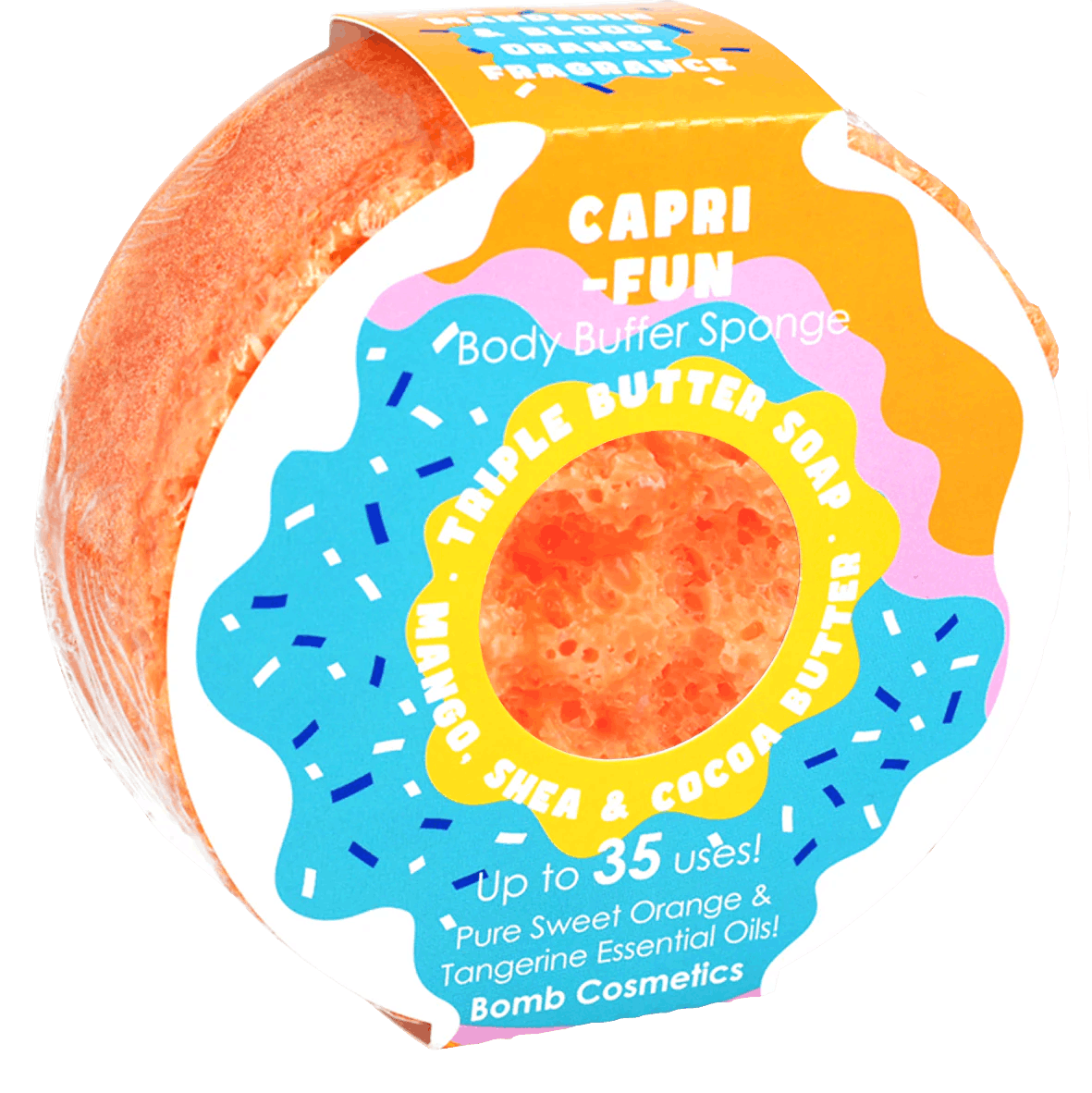 Capri Fun Body Buffer Sponge Bomb Cosmetics Capri Fun Body Buffer Sponge