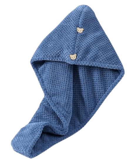 Mikrofaser Turban Blau