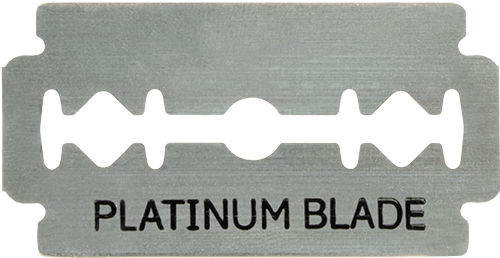 Rasierklingen Platinum Rasierklingen ohne Hintergrund