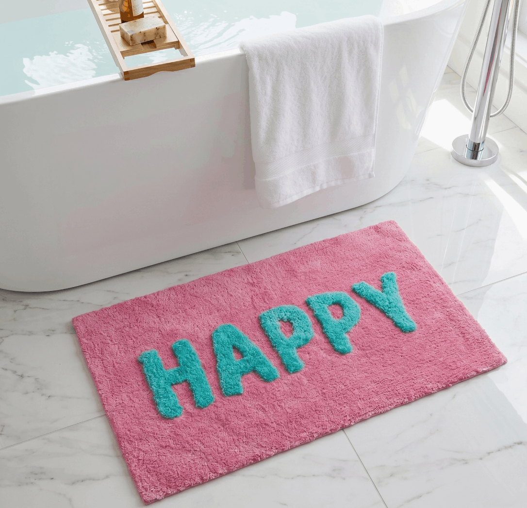 Badematte Happy Pink Badematte Happy Pink