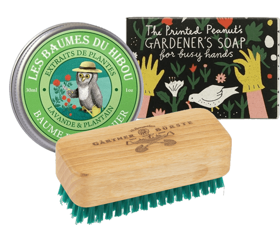 Gärtner-Set Gärtnerset mit Seife, Balsam und Gärtnerbürste