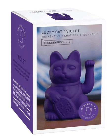 Winke-Katze Lila Winke-Katze Lila