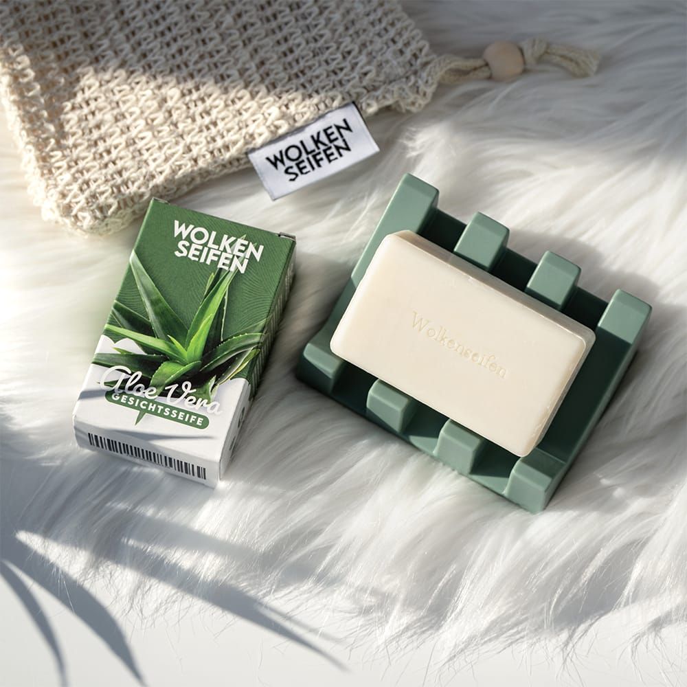 Wolkenseife Aloe Vera mit Tonerde Wolkenseife Aloe Vera mit Tonerde