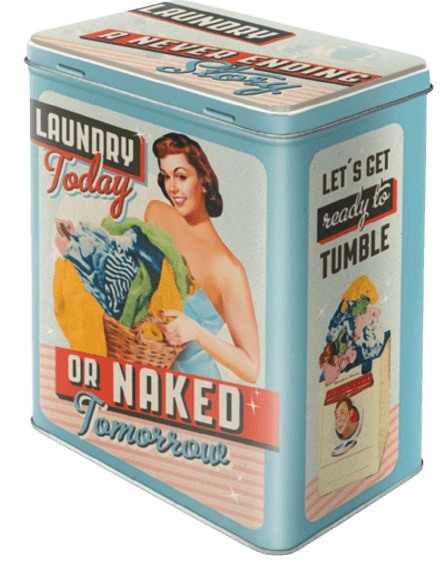 Geschenkdose Laundry today Geschenkdose Laundry today