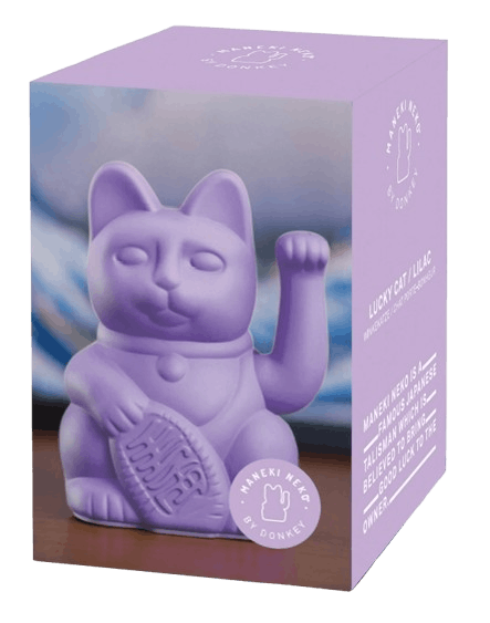Winke-Katze Flieder Winke-Katze Flieder
