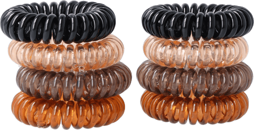 8 Spiral-Haargummis 8 Spiral-Haargummis