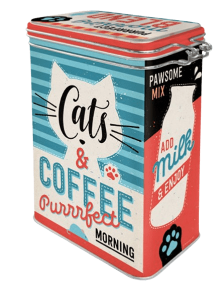 Geschenkdose Cats & Coffee Geschenkdose Cats & Coffee