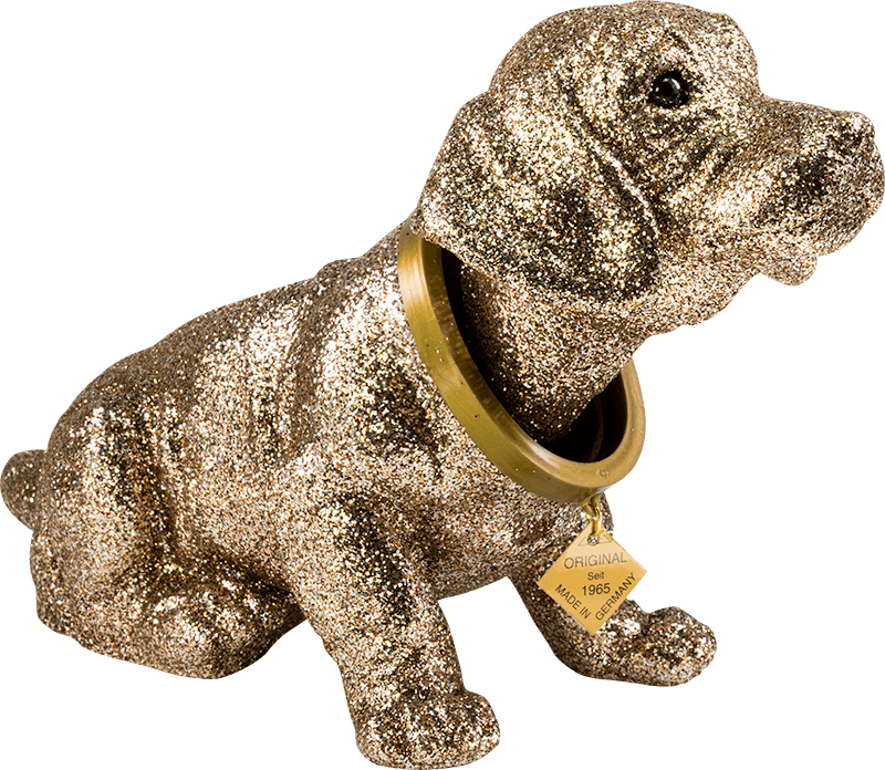 Original Wackeldackel Capuccino-Gold Zahnputz-Tabletten Rote Früchte