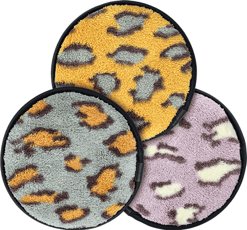 Mikrofaser-Abschminkpads Leo 3er Set Mikrofaser-Abschminkpads Leo 3er Set