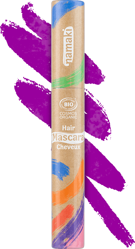 Namaki Bio-Kinderschminke Haarmascara Violett ohne Hintergrund