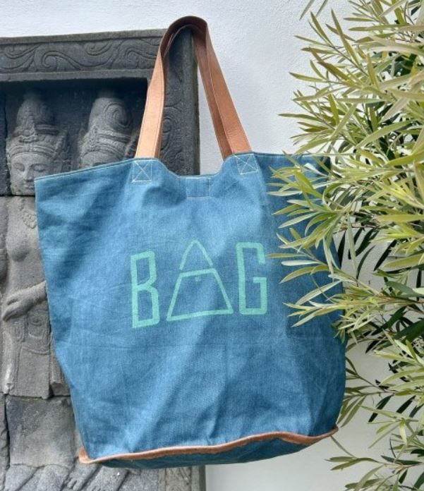 Segeltuchtasche Blau