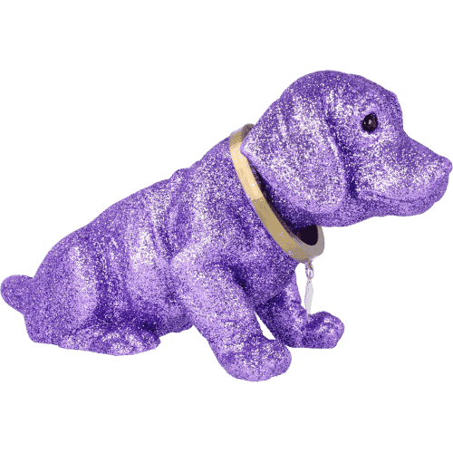 Original Wackeldackel Glitzer-Purple Original Wackeldackel Glitzer-Purple