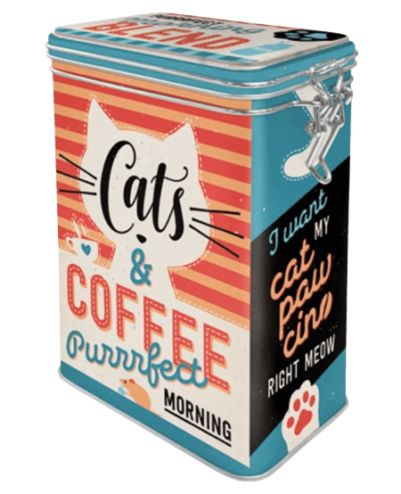 Geschenkdose Cats & Coffee Aromadose Cats Coffee