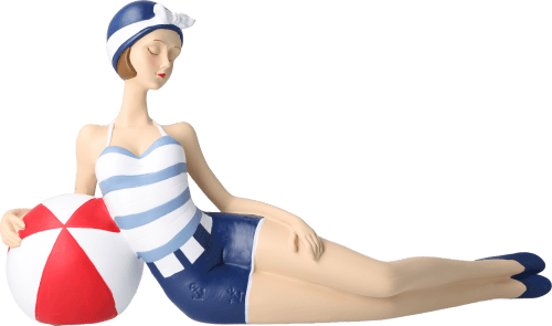 Pinup Schwimmerin lang liegend Pinup Schwimmerin lang liegend
