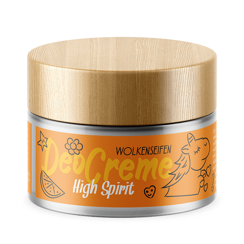 Deocreme High Spirits Glastiegel ohne Hintergrund