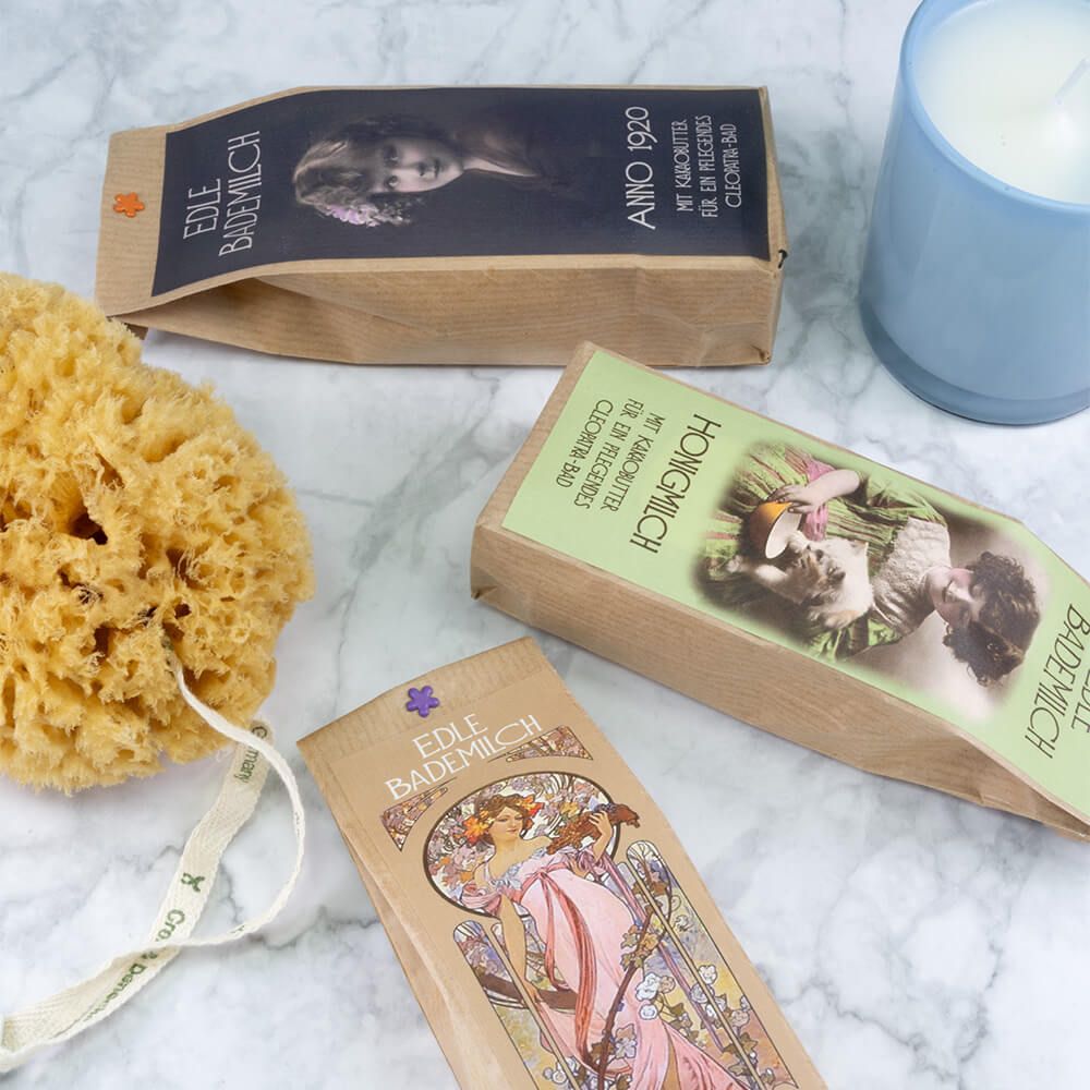 Bademilch Honigmilch