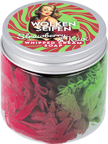 Whipped Cream Soap Strawberry Kiwi Whipped Cream Soap Strawberry Kiwi