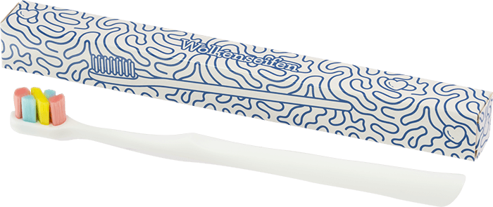 Nano Zahnbürste Weiß Wolkenseifen Nanozahnbürste