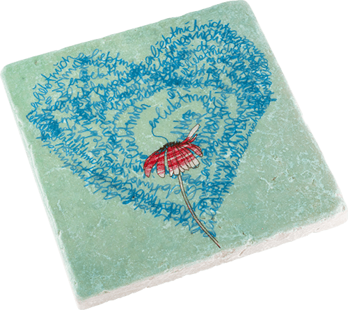 Kachelablage Er liebt mich Kachelablage Er liebt mich