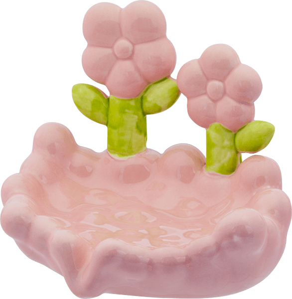 Seifenablage Rosa Blume Keramik Seifenablage Blumen