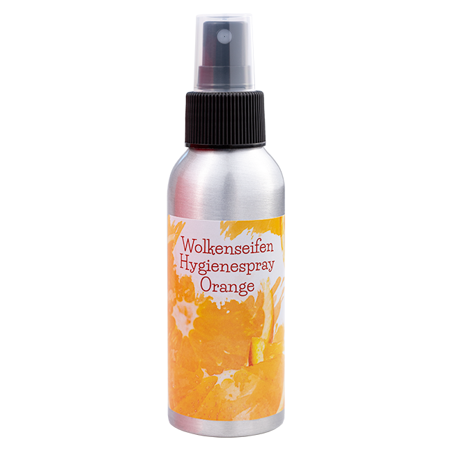 Wolkenseifen Hygienespray Orange Wolkenseifen Hygienespray Orange ohne Hintergrund