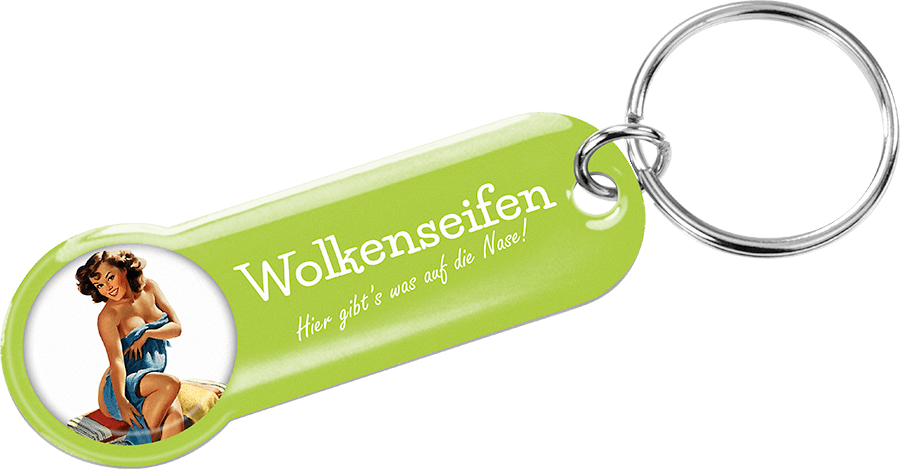 Einkaufswagenlöser Anno 1950 Wolkenseifen Einkaufswagenlöser