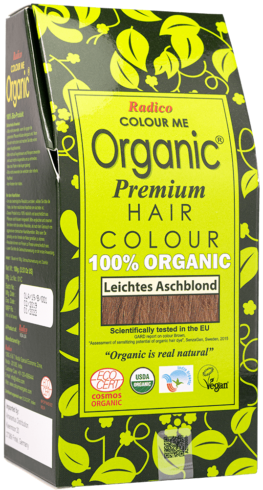 Pflanzenhaarfarbe Leichtes Aschblond Radico Pflanzliche Haarfarbe Leichtes Aschblond ohne Hintergrund