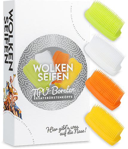 Ersatzbürstenköpfe Wolkenseifen Edelstahl Zahnbürste Ersatz Bürstenkopf Silikonborsten