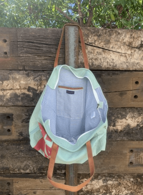 Segeltuchtasche Love Mint