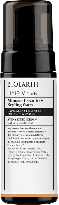 Locken Stylingschaum Bioearth Locken Stylingschaum ohne Hintergrund