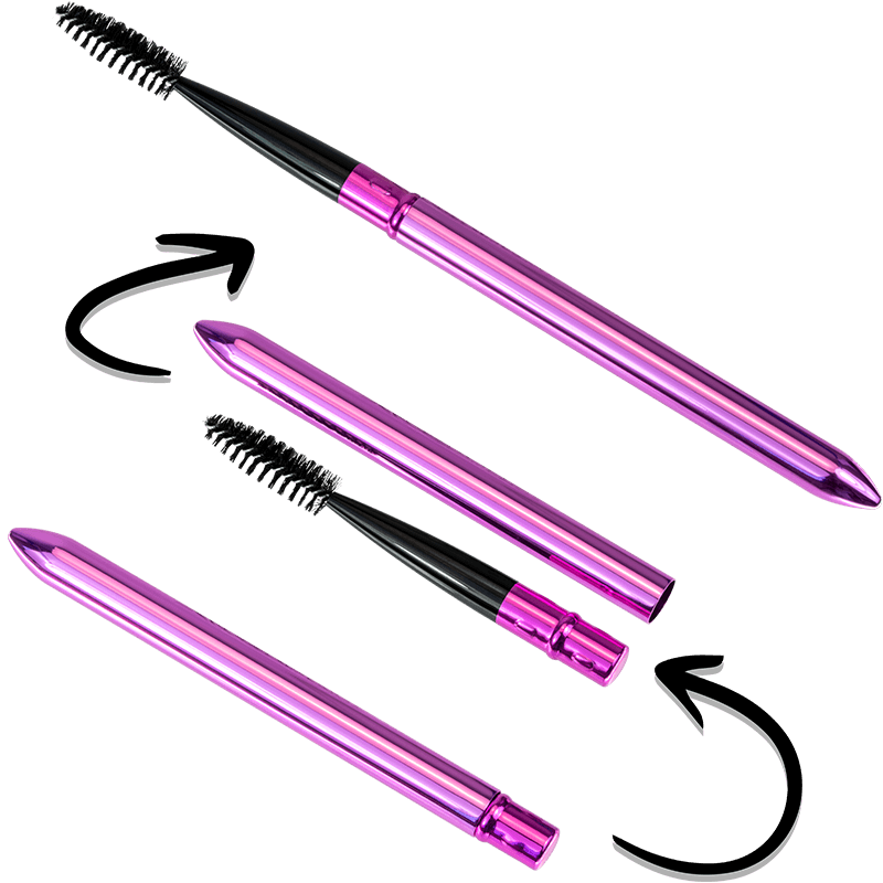 Reise-Wimpernbürste Pink Reise-Wimpernbürste Pink