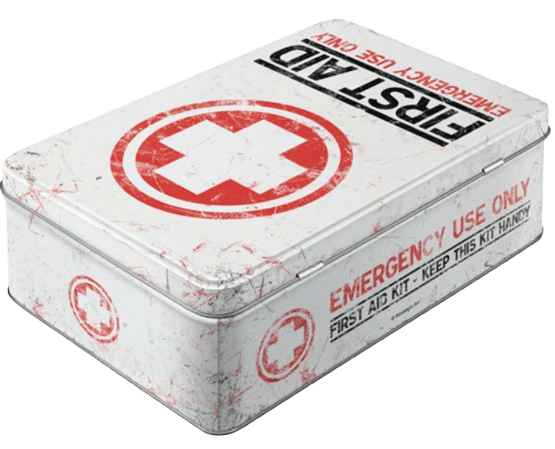 Geschenkdose First Aid rot Geschenkdose First Aid rot
