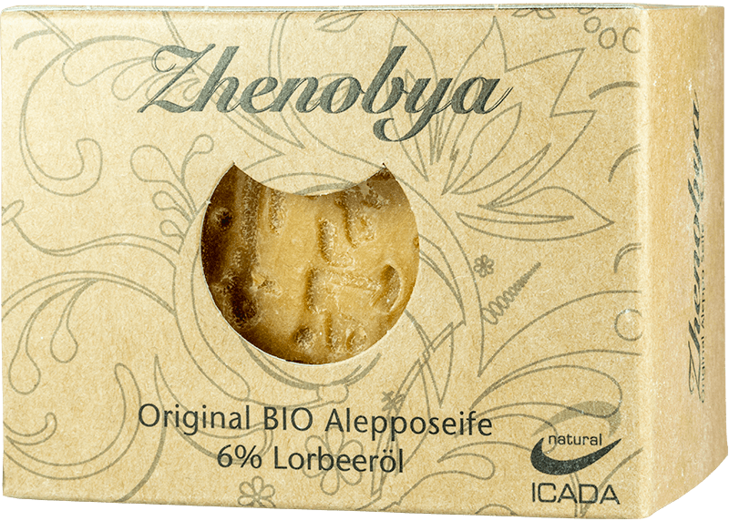 Zhenobya Bio-Alepposeife 6% Zhenobya Bio-Alepposeife 6% ohne Hintergrund