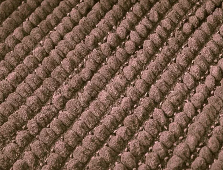 Bommel-Badematte Mocha