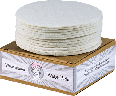 Waschbare Watte-Pads Weiß Waschbare Watte-Pads pink ohne Hintergrund
