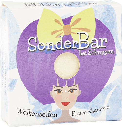 Festes Shampoo Sonder-Bar Wolkenseifen Festes Shampoo Sonder-Bar ohne Hintergrund
