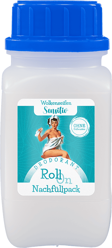Deo Roll On Nachfüllpack 100 % Pure (duftfrei) ohne Hintergrund