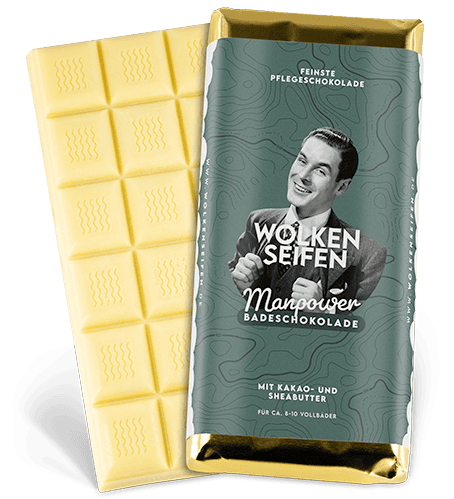 Wolkenseifen Badeschokolade Manpower
