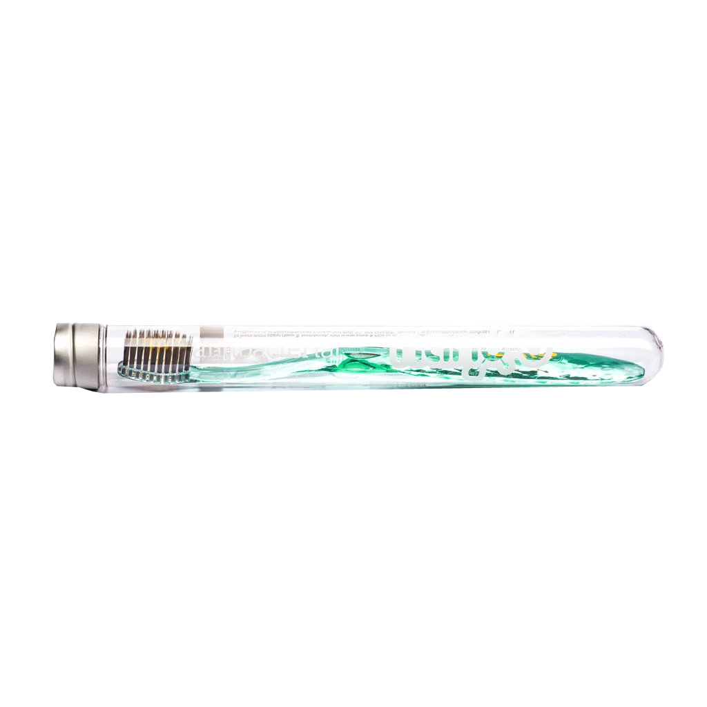 Nano b Zahnbürste Gold/Grün Nano b Zahnbürste Gold/Grün ohne Hintergrund