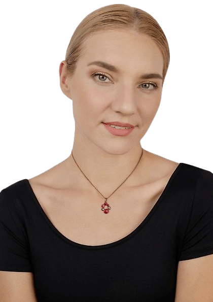 Shopping Drops Halskette Rot Shopping Drops Halskette Rot