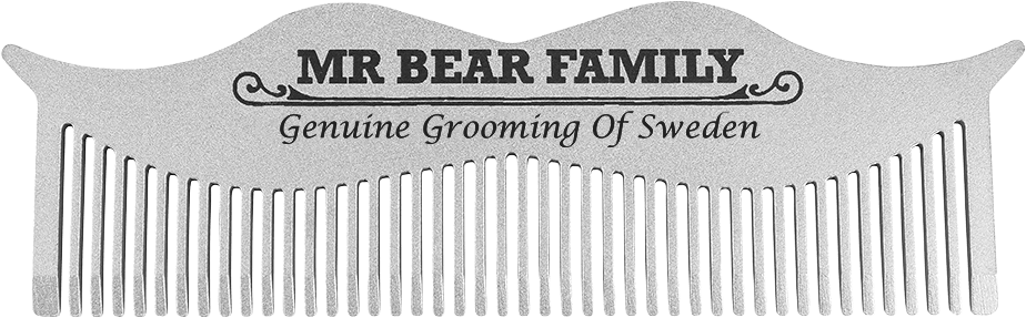 Bartkamm aus Edelstahl Mr Bear Bartkamm aus Edelstahl