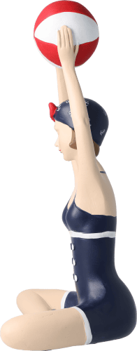 Pinup Schwimmerin Arme oben