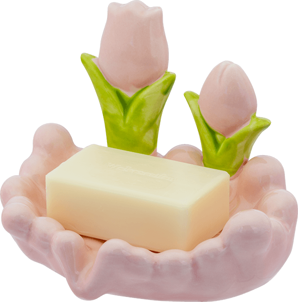 Seifenablage Rosa Tulpe