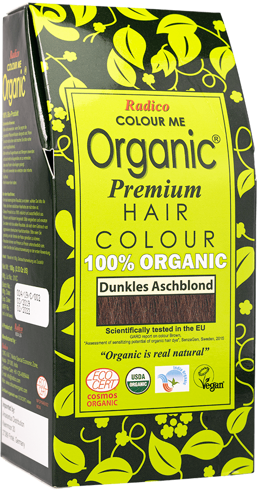 Pflanzenhaarfarbe Dunkles Aschblond Radico Pflanzliche Haarfarbe Dunkles Aschblond ohne Hintergrund