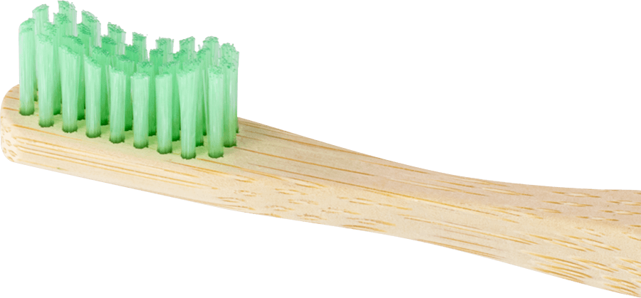 Bambuszahnbürste Dunkelgrün