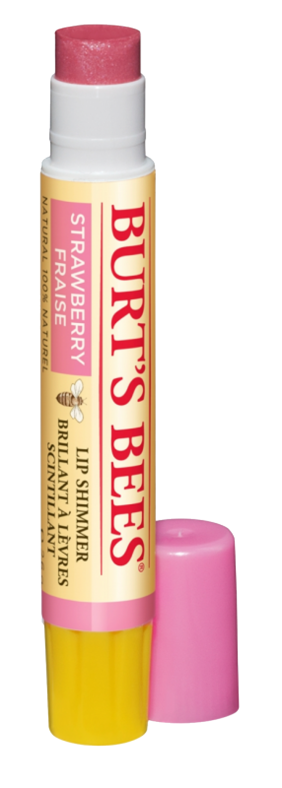 Lip Shimmer Strawberry Burt`s Bees Lip Shimmers Strawberry ohne Hintergrund
