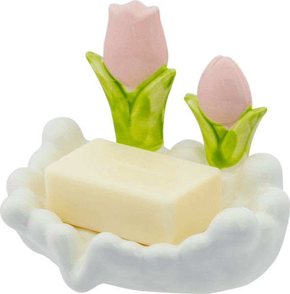 Seifenablage Weiß Tulpe Seifenablage Weiß Tulpe