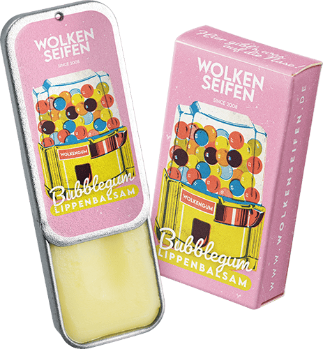 Lippenbalsam Bubblegum Wolkenseifen Lippenbalsam Bubblegum in Schiebedose