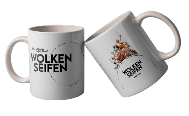 Tasse Weiß Wolkenseifen Tasse